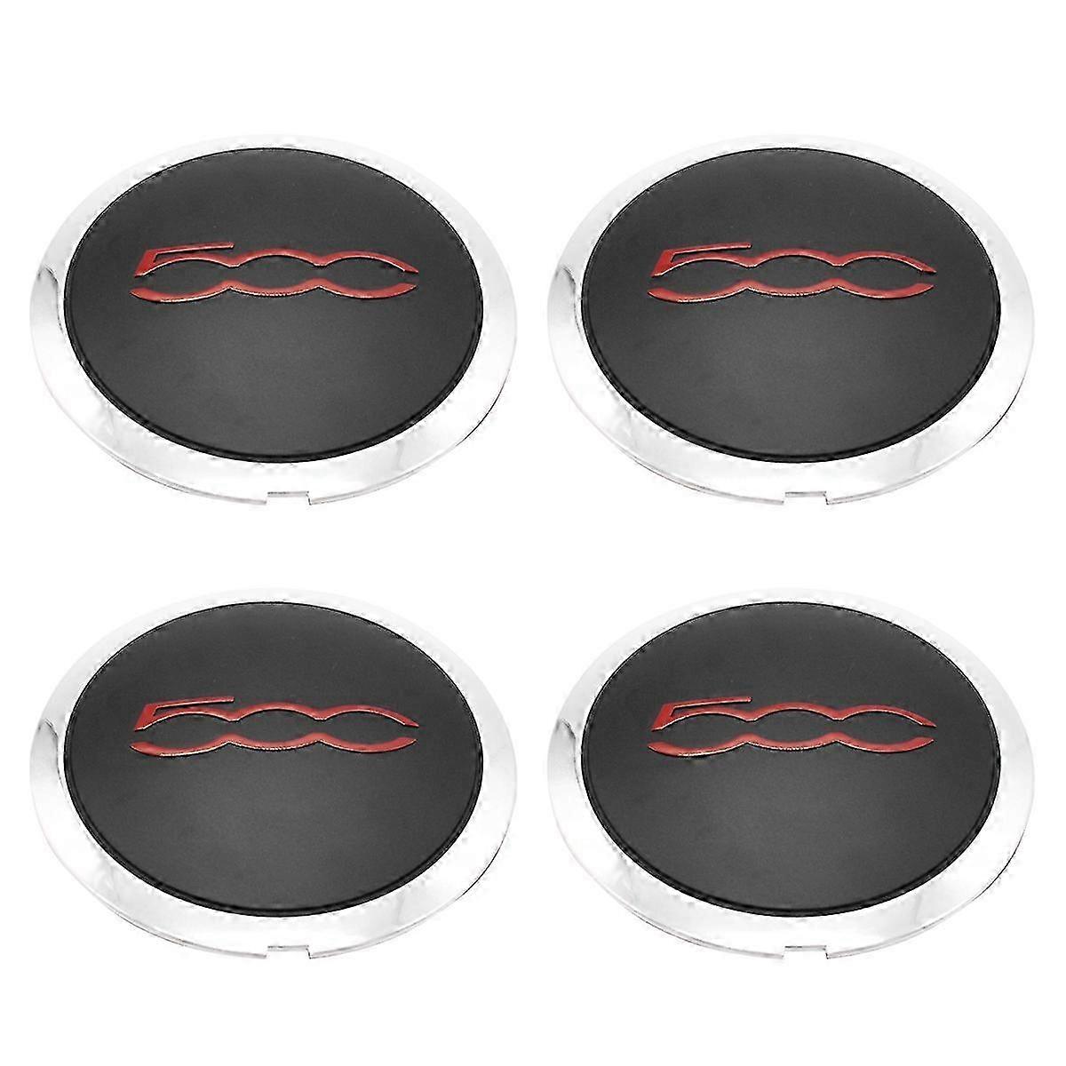4Pcs 133mm Hubcap Set for Wheels - Centre Hub Caps with Dust Cover in Silver (Part Numbers 68078419AC & 68078421AC)