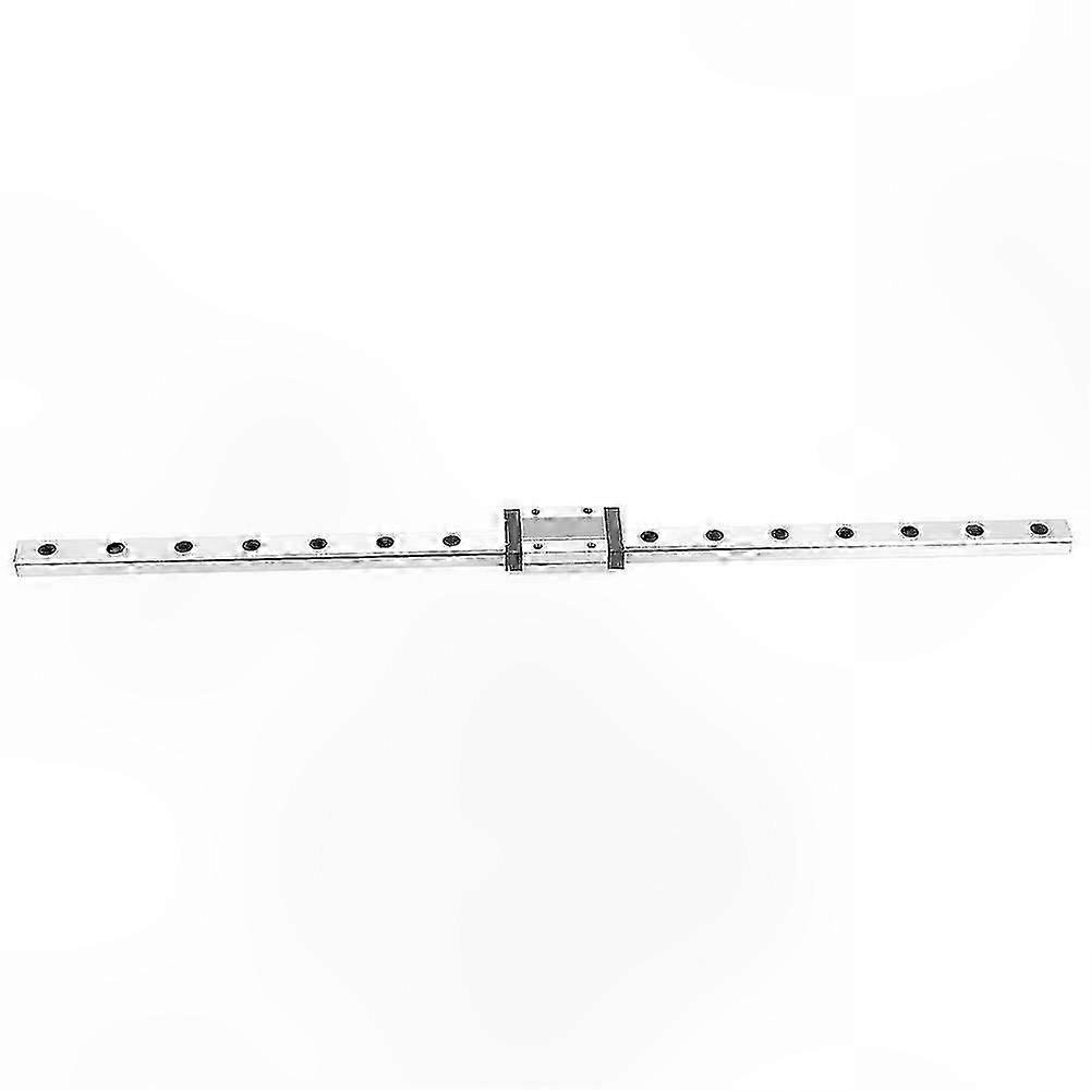 Black Miniature Linear Rail Guide with 12mm Width Slide Block (400mm Length) hwy