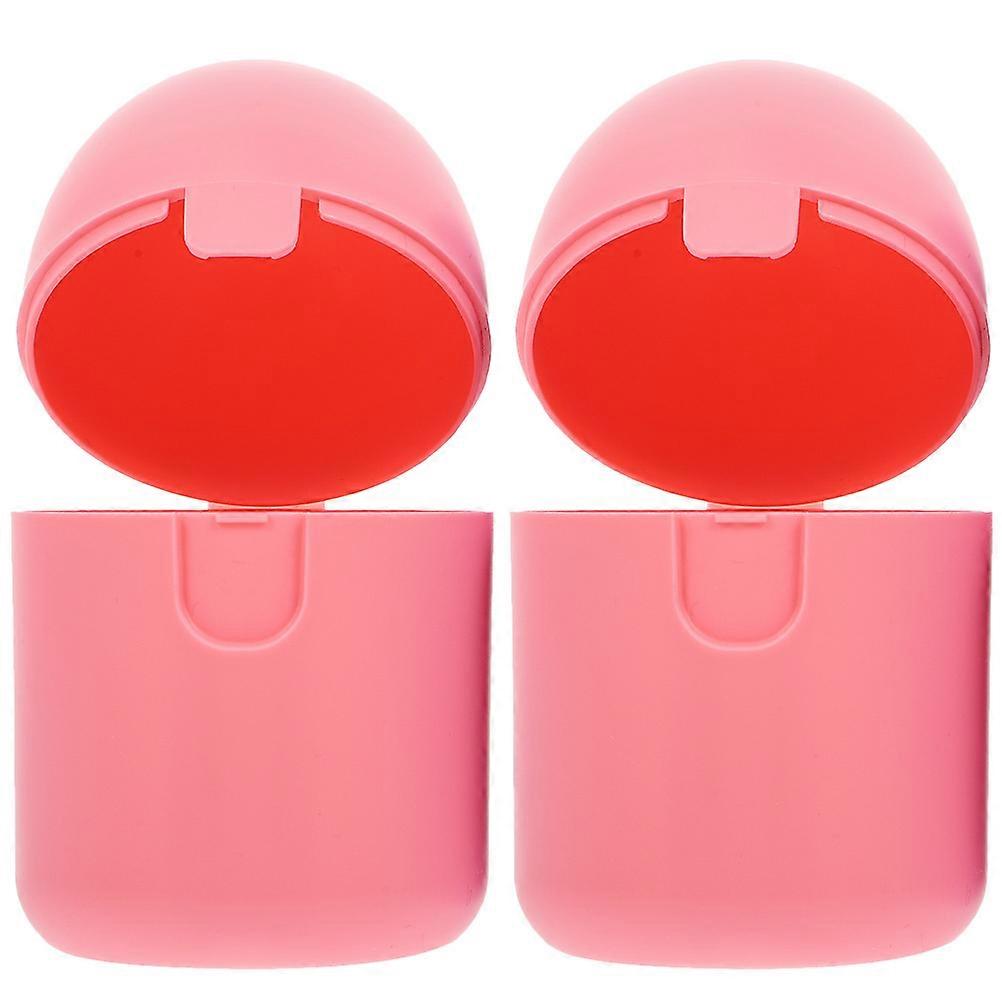 Pink Storage Box with Disinfection Function for Ladies Accessories 2pcs