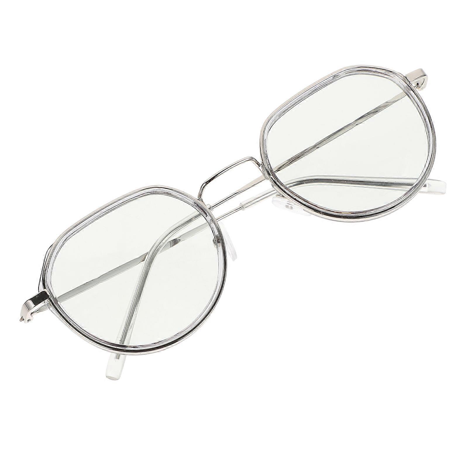 Blocking Blue Light Eyewear Outdoor Use Glasses for Students Golden Plastic Eye Protection 1Pc