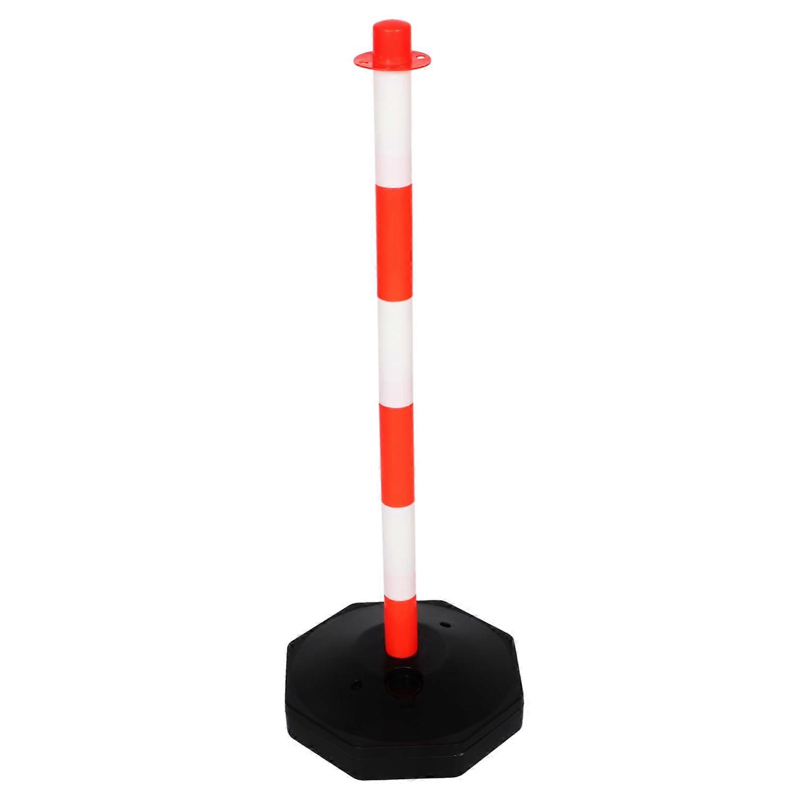Warning Post Driveway Security Barrier Fillable Base Safety Cone Polyethylene Traffic Control