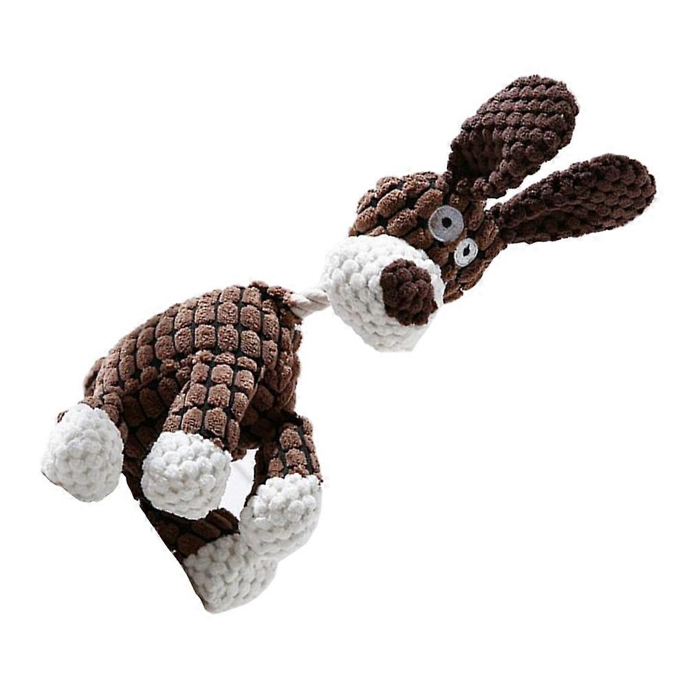 Durable Dog Toys Pet Molar Playthings Indoor Play Assorted Color Cotton Rope and Plastic for 1Pack
