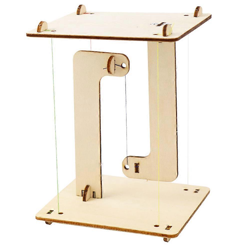 Science Model Physics Toy for Students Desk Ornament Wood Beige for Physics Experiment 1Set