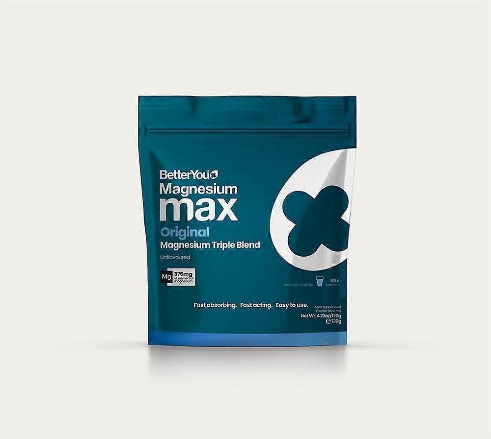 Pudră originală BetterYou Magnesium Max 120g - pachet de 2