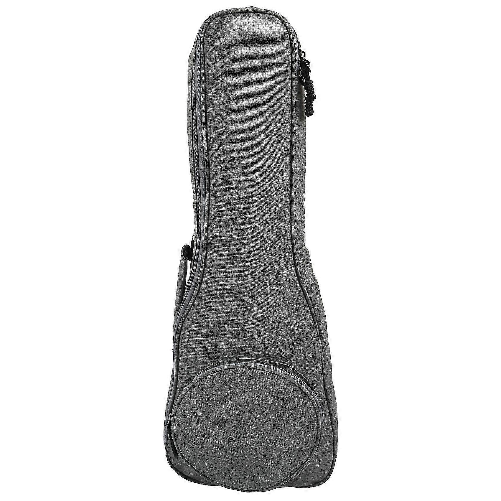23 Inch Cotton Ukulele Bag Soft Case Waterproof Oxford Cloth Ukelele Hawaii Four String Guitar Backpack Grey