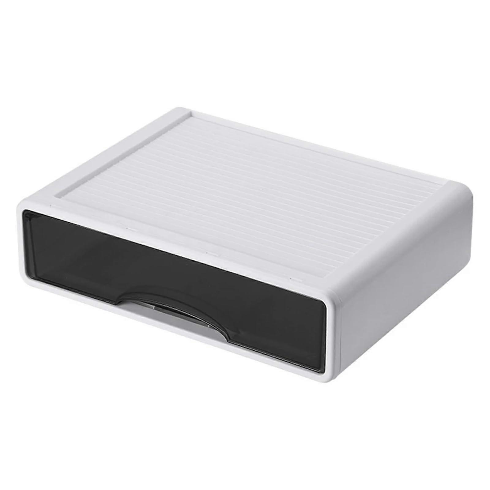 Under Desk Drawers Drawer Style Desktop Storage Box Cosmetics Dormitory Stationery Sorting Desk Storage Rack For Office,Vanity(Large)