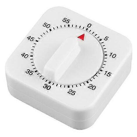 Pcs Mechanical Kitchen Timer, 60 Minute Timer with Audible Alarm Countdown for Cooking, White