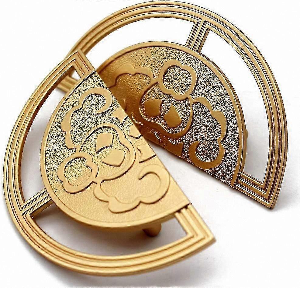 مقابض أبواب وأدراج بتصميم لاكي ، 140 × 70 مم