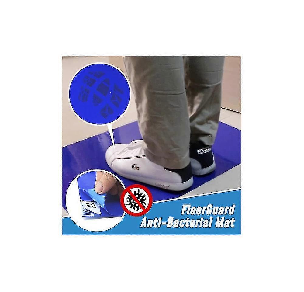 Removable dust-proof rubber mat, 60x90cm blue, easy to clean and anti-static