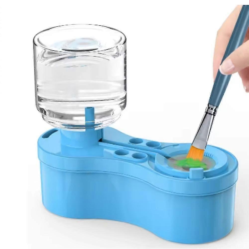 multi-use paint brush cleaner with holder