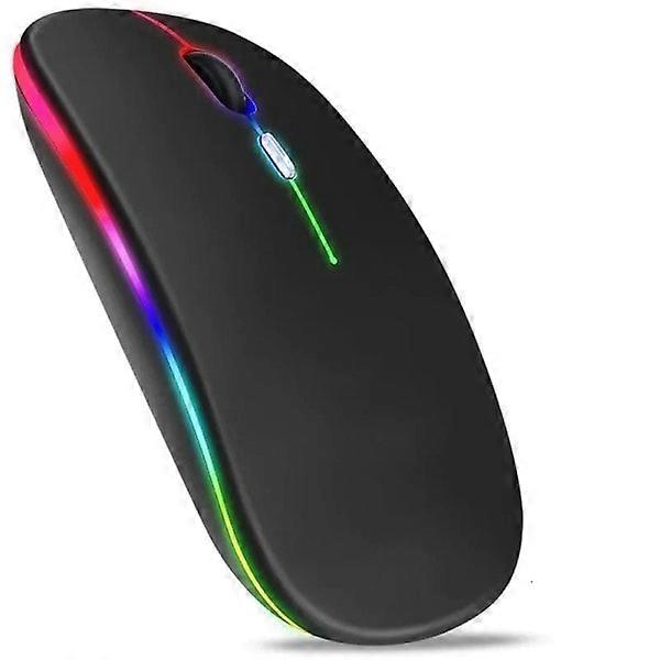 Souris sans fil RVB rechargeable Bluetooth