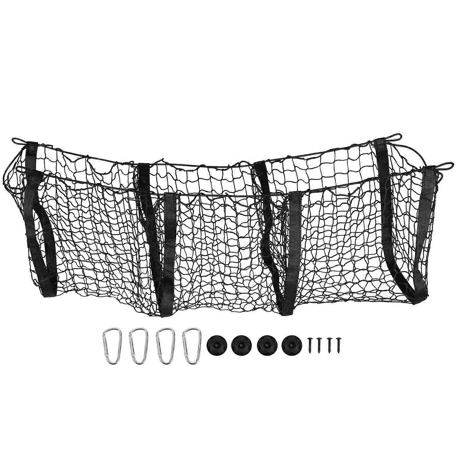Cargo Nets For Vehicles Trunk Cargo Net For Suv And Car Versatile Use Metal Material 1Set