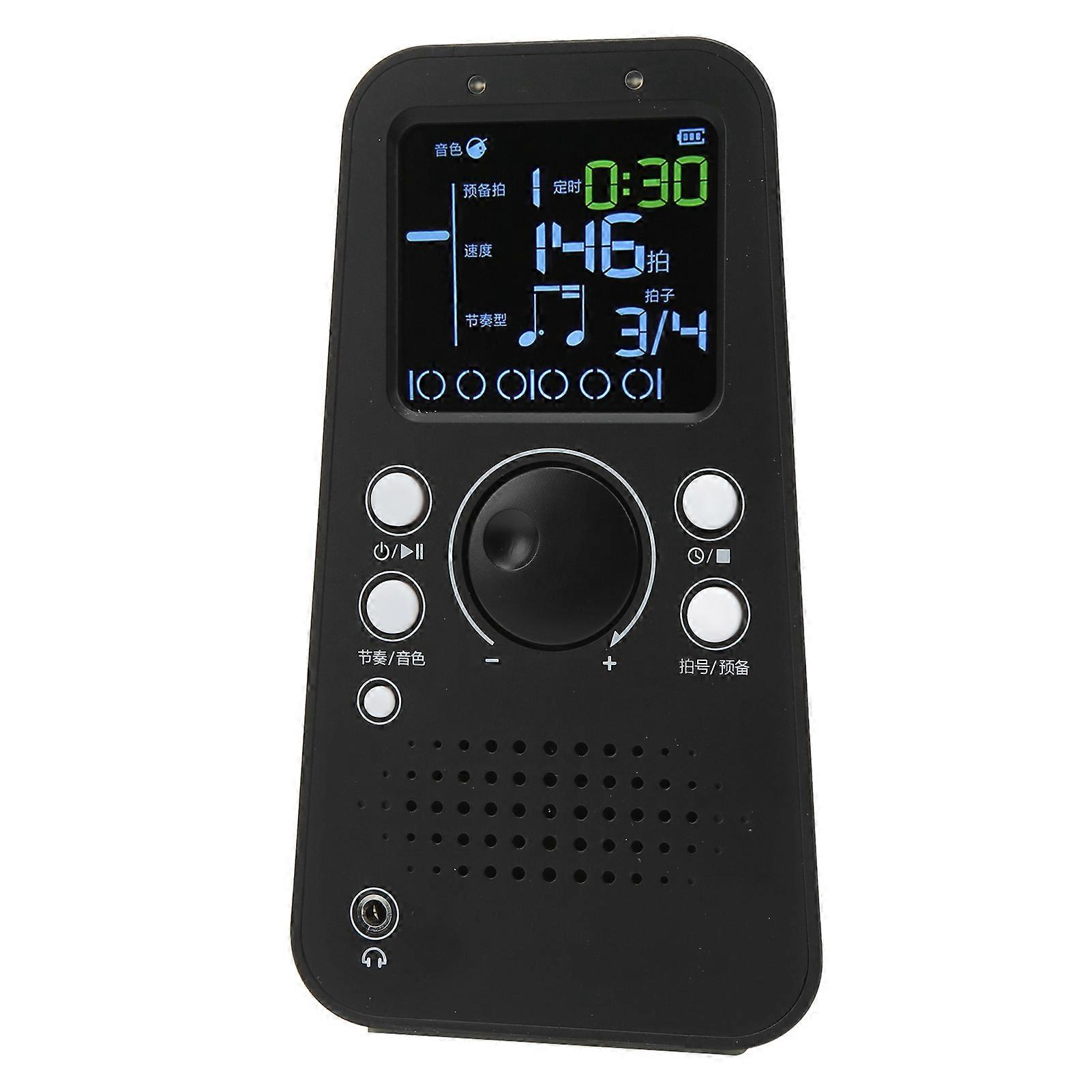 Universal Smart Bluetooth Digital Metronome 1500mAh Black