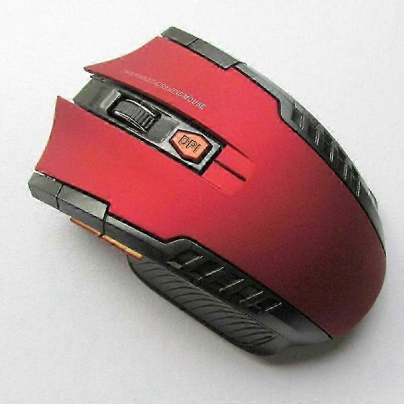 Optimized Gaming Mouse with 2.4Ghz Wireless Connectivity, 2000DPI Resolution & 6 Keys for PC & Laptop - Silver gray