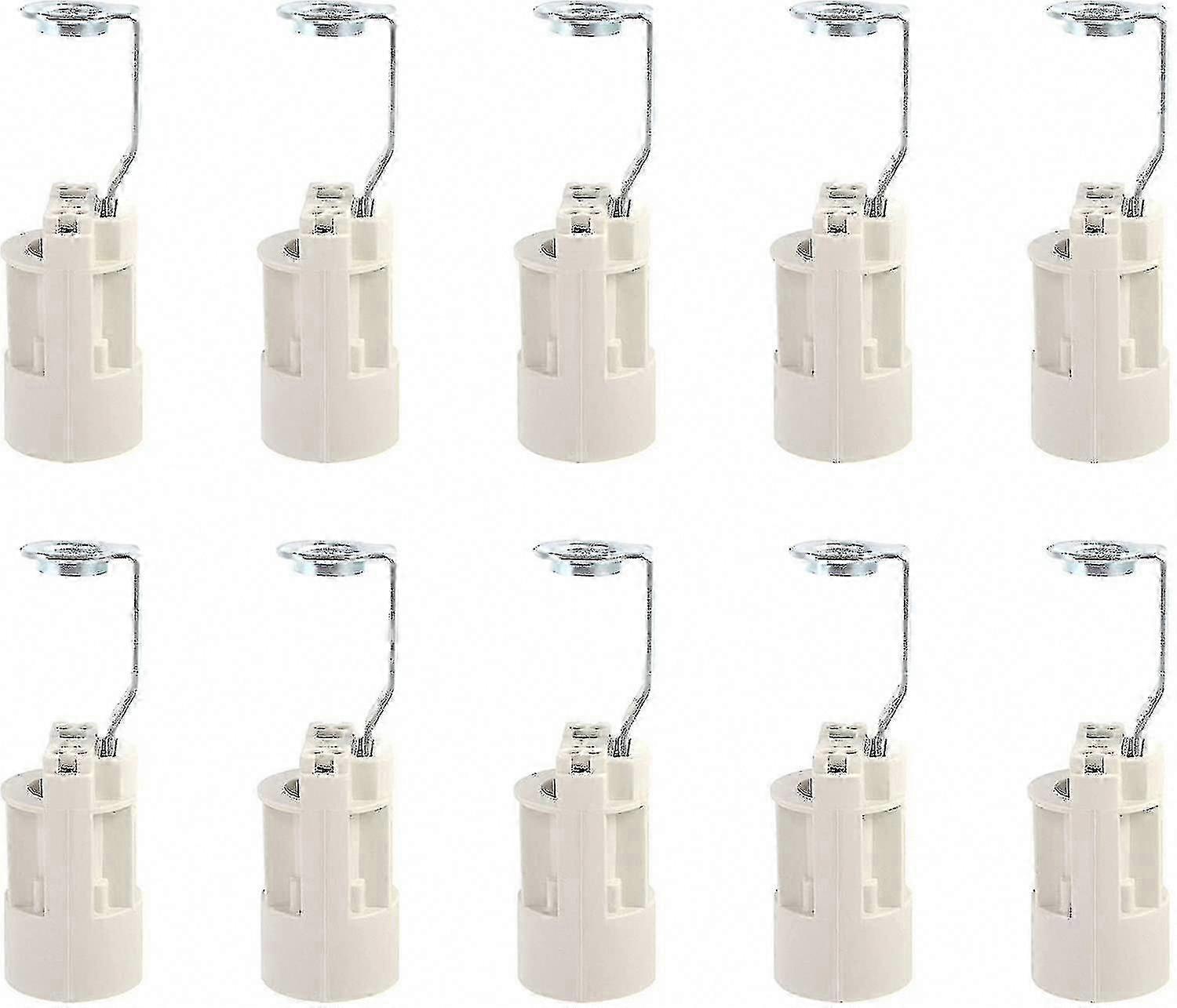 10 Pcs E14 Bulb Base Adjustable E14 Lamp Sockets Converter for Candle Lamp Holder