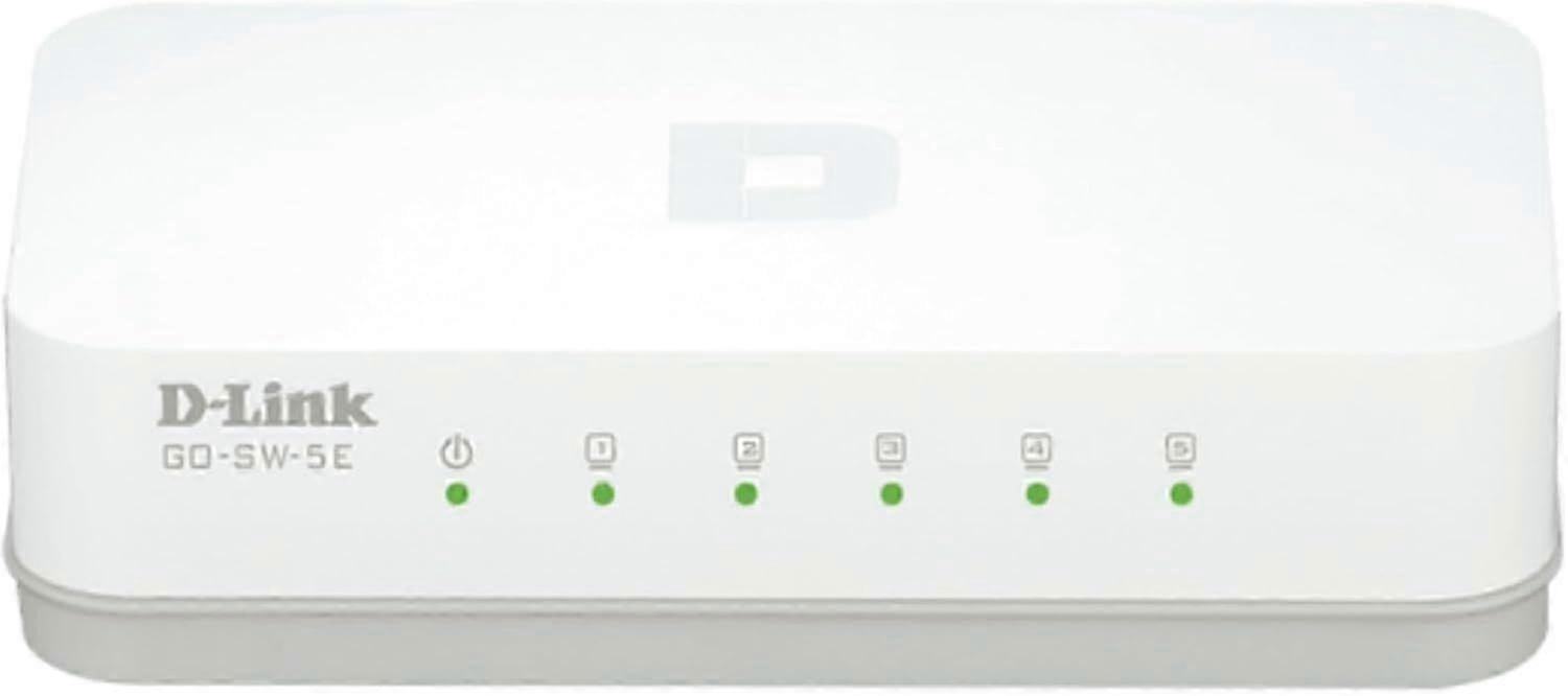 2025 Latest Model 5-Port Fast Ethernet Desktop Switch (GO-SW-5E)