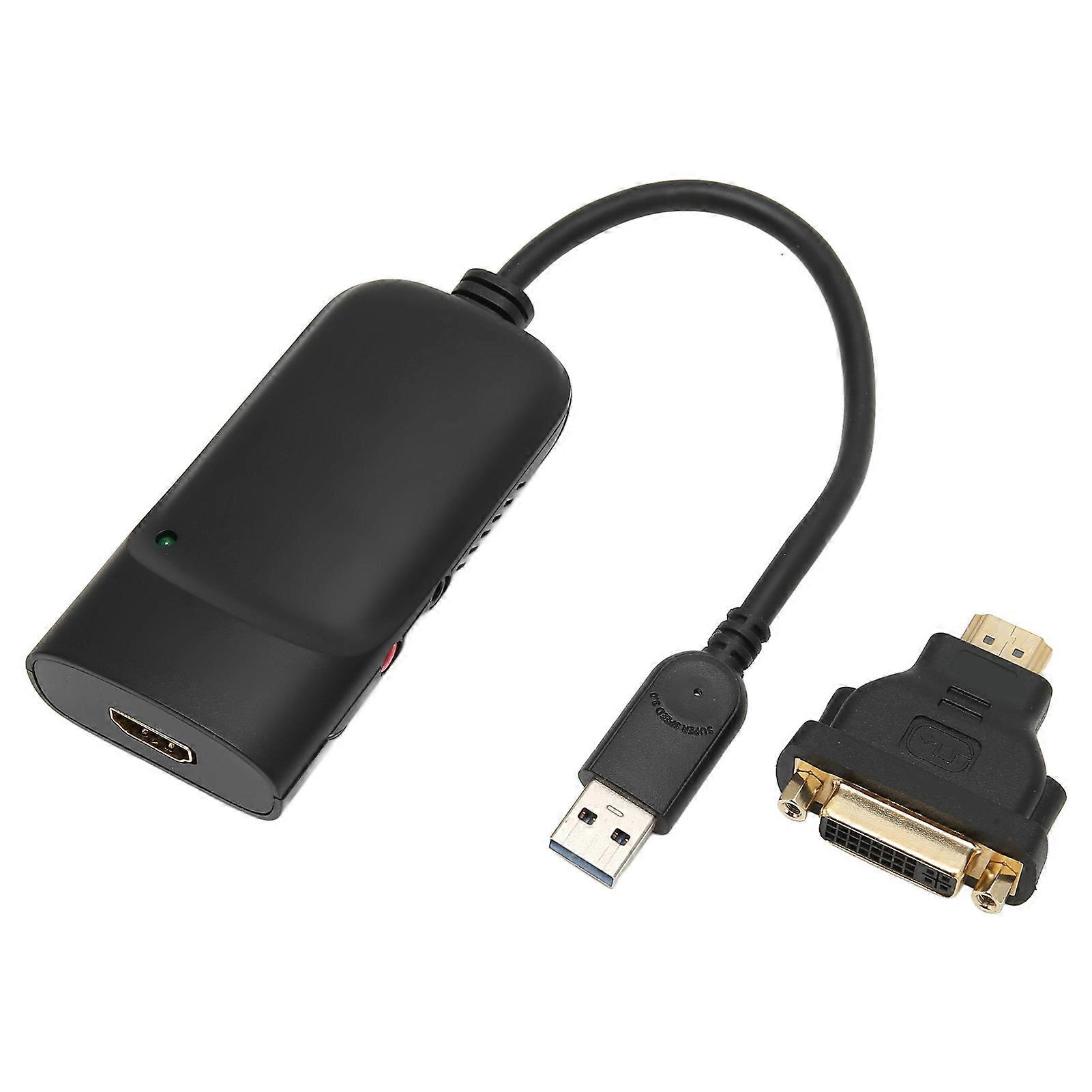 USB 3.0 to HDMI Video Graphics Adapter 2560x1440 at 50Hz for Multiple Monitors