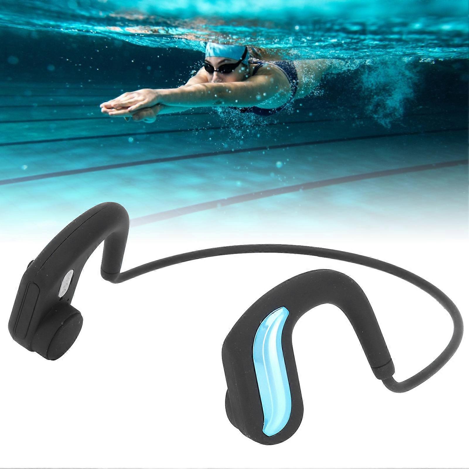 Bone Conduction Headphone IP68 Waterproof Bluetooth Wireless Headset for Swimming
