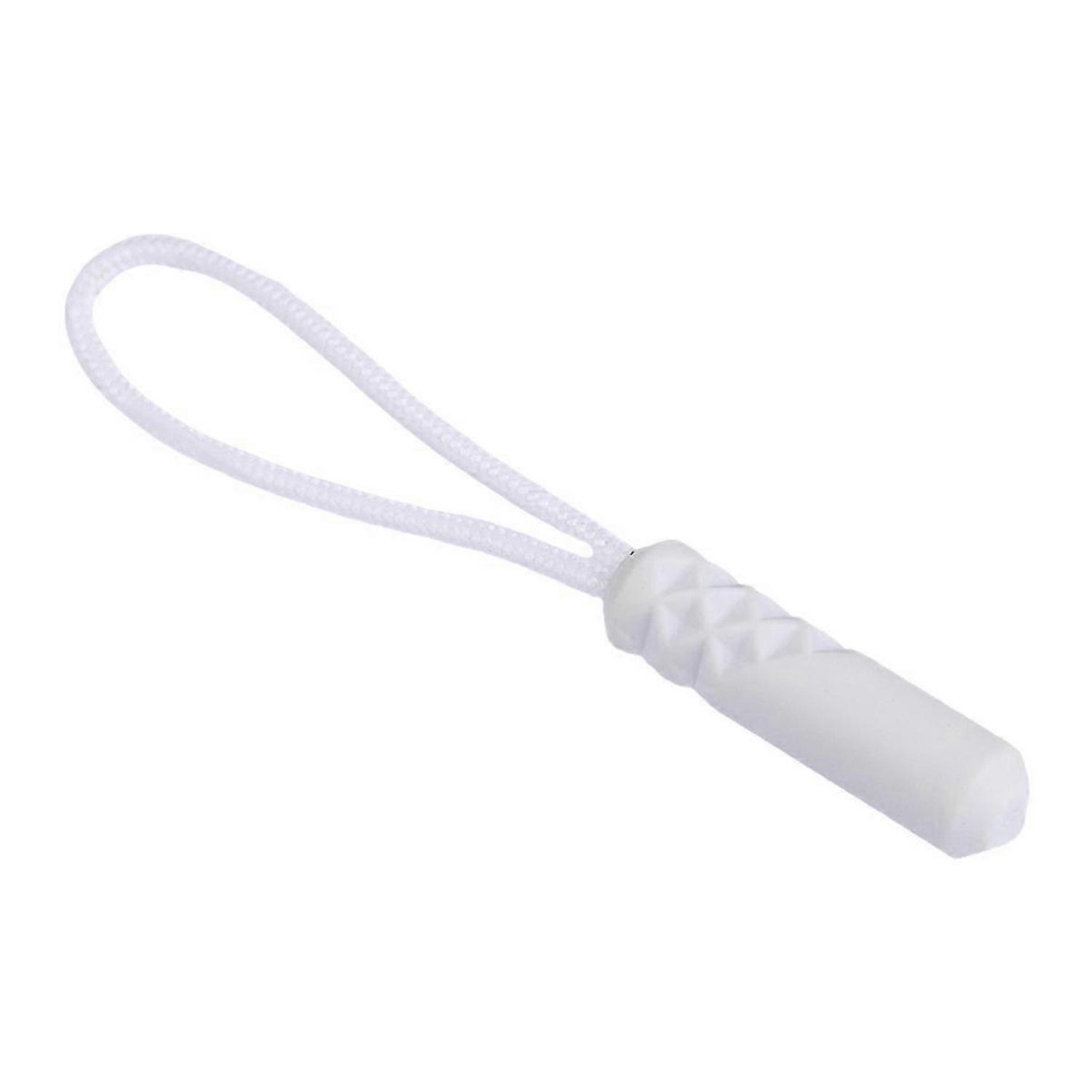 Plastic Zipper Puller, Plastic Puller, Climbing Zipper Tail Rope, Backpack Zipper Rope White