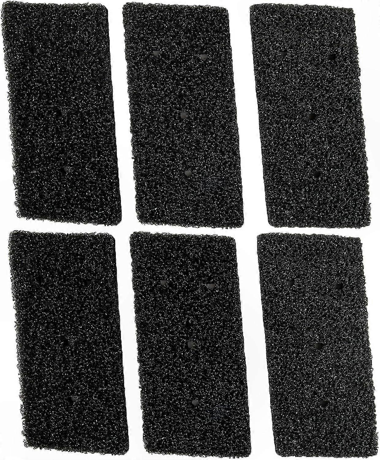 6-Pack Replacement Filters for Dryer Heat Pump Systems, Compatible with Multiple Models, 230 x 115 x 14 mm Sponge Filter Mat for Condenser Dryers, Fin