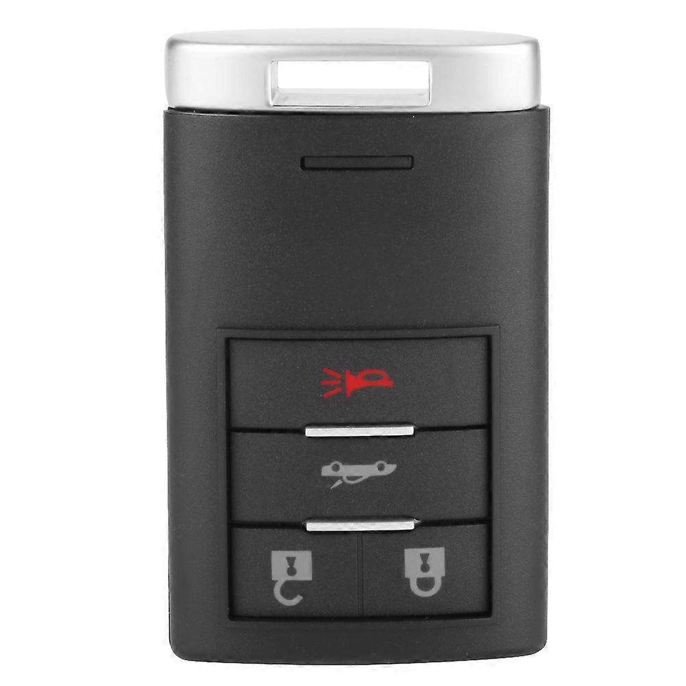 Coque de clé télécommande intelligente 4 boutons, résistante et texturée, compatible avec Chevrolet Corvette