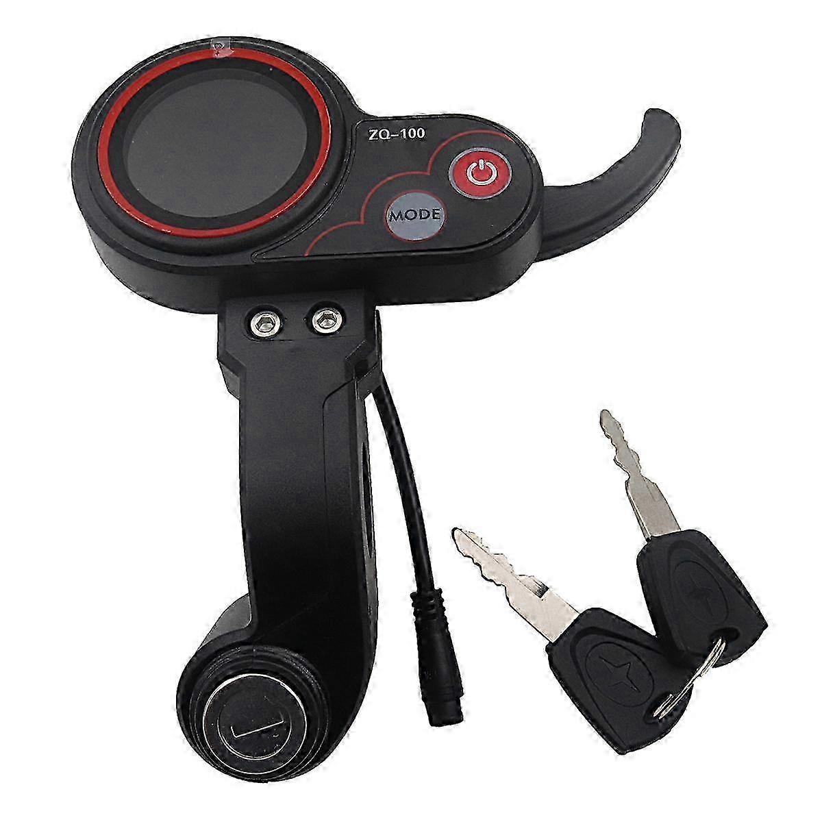 LCD Electric Vehicle Dashboard ZQ-100 Plastic Material Easy Installation