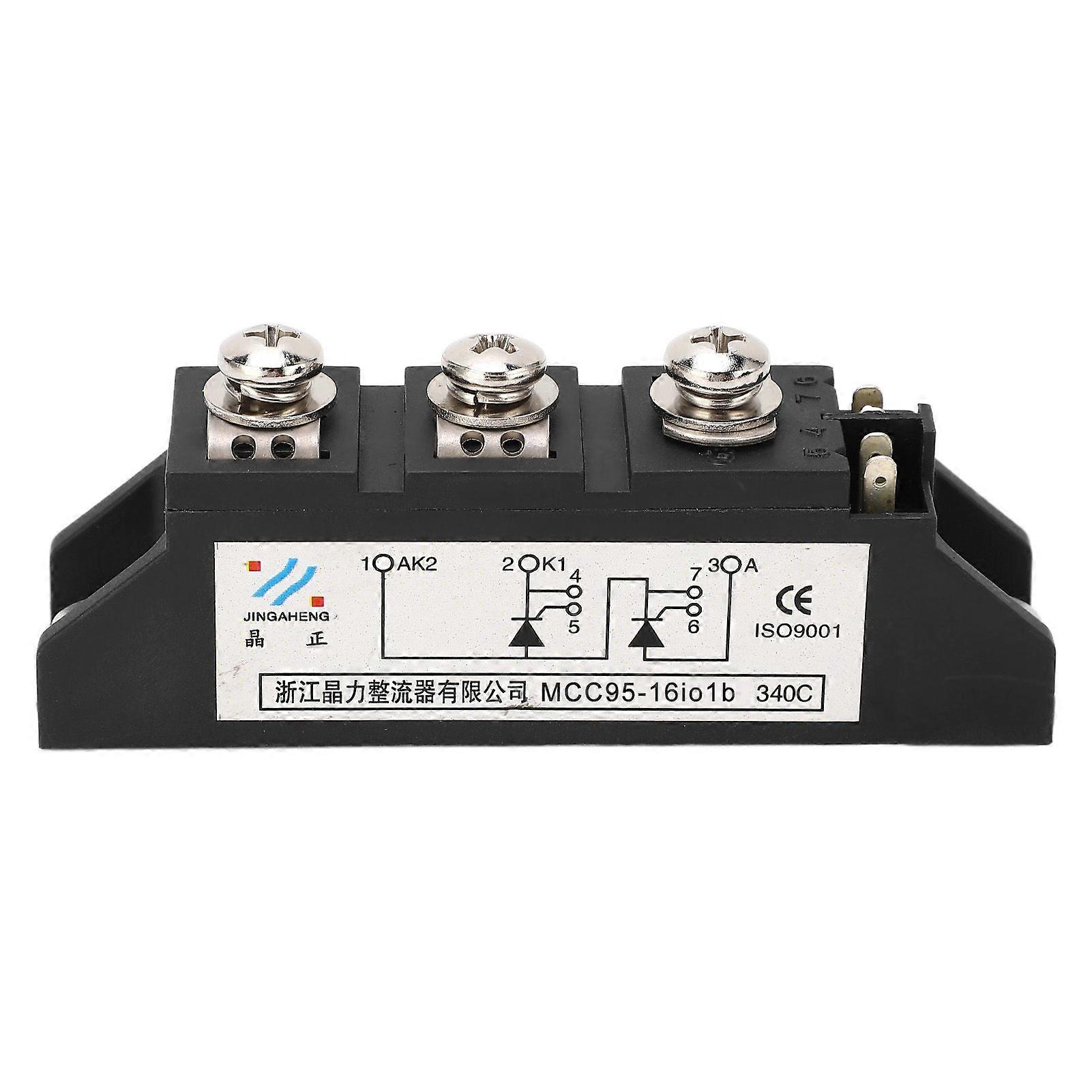 Rectifier Diode Thyristor Module Low Noise ABS Red Copper Silicon Controlled Rectifier Diode Module 6002000V