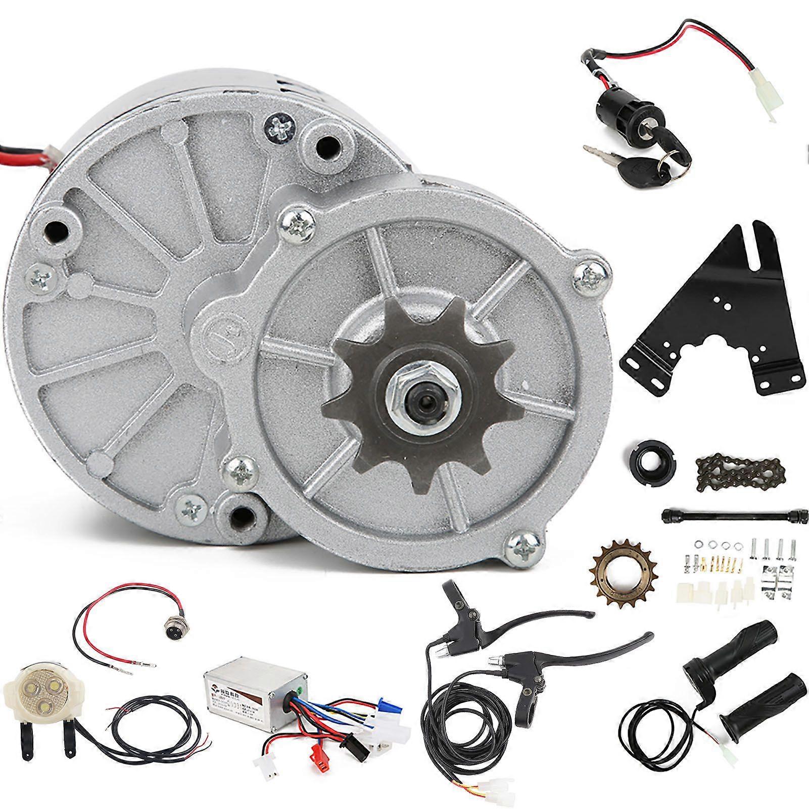 14Pcs Set Conversion Accessory for Electric Bicycle E Bike Kit 24V250W Easy Installation