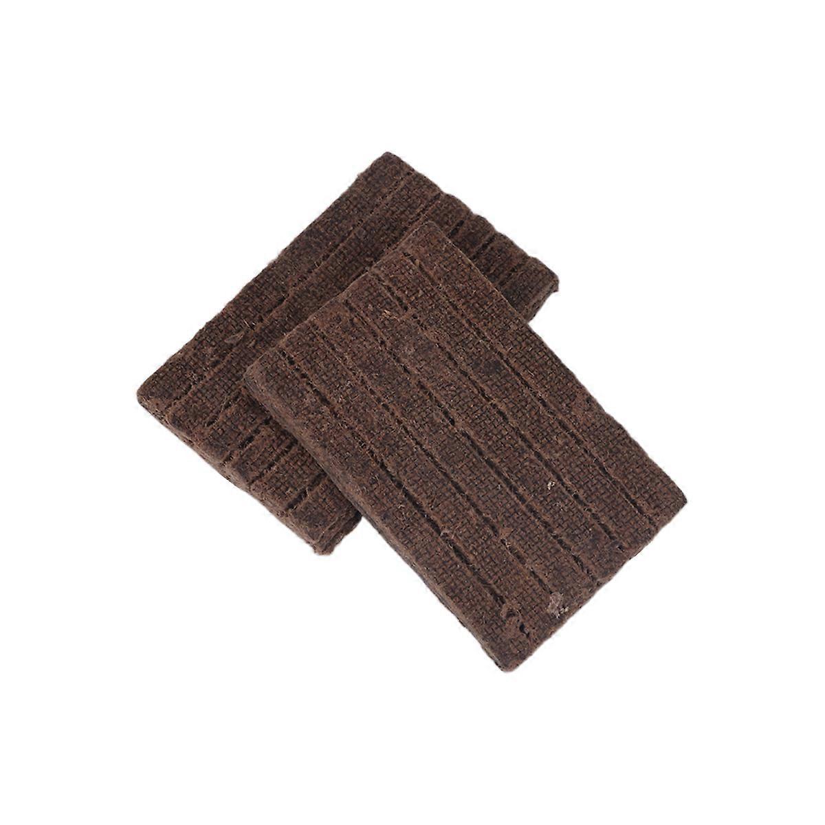 Charcoal Starter Wood Firelighters for Lighting Use 12Pcs Dark Brown