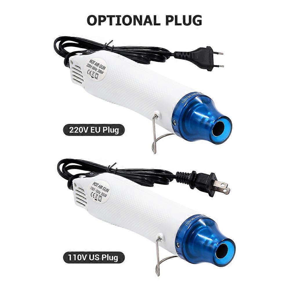 300W Hot Air Machine Portable Hot Air Gun Heating and Shaping Tool for Soft Clay Relief Powder Heat Shrinkable Sheet 220V EU Plug