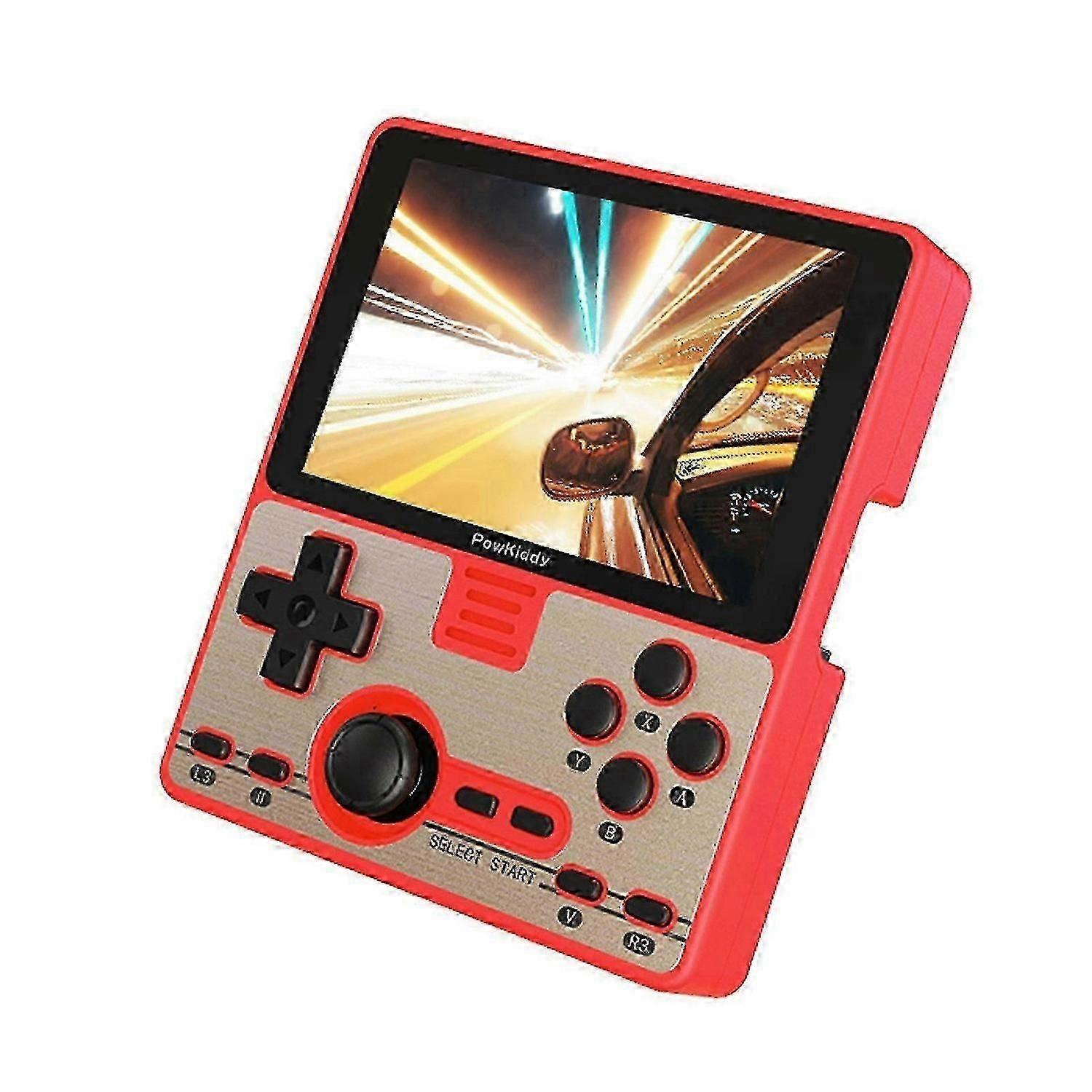 RGB20 Handheld Game Console Portable Game Player Built-in 4000 Games Built-in WiFi 3.5-inch IPS Screen 3.5mm Headphone Jack RK3326 3000mAh Rechargeabl