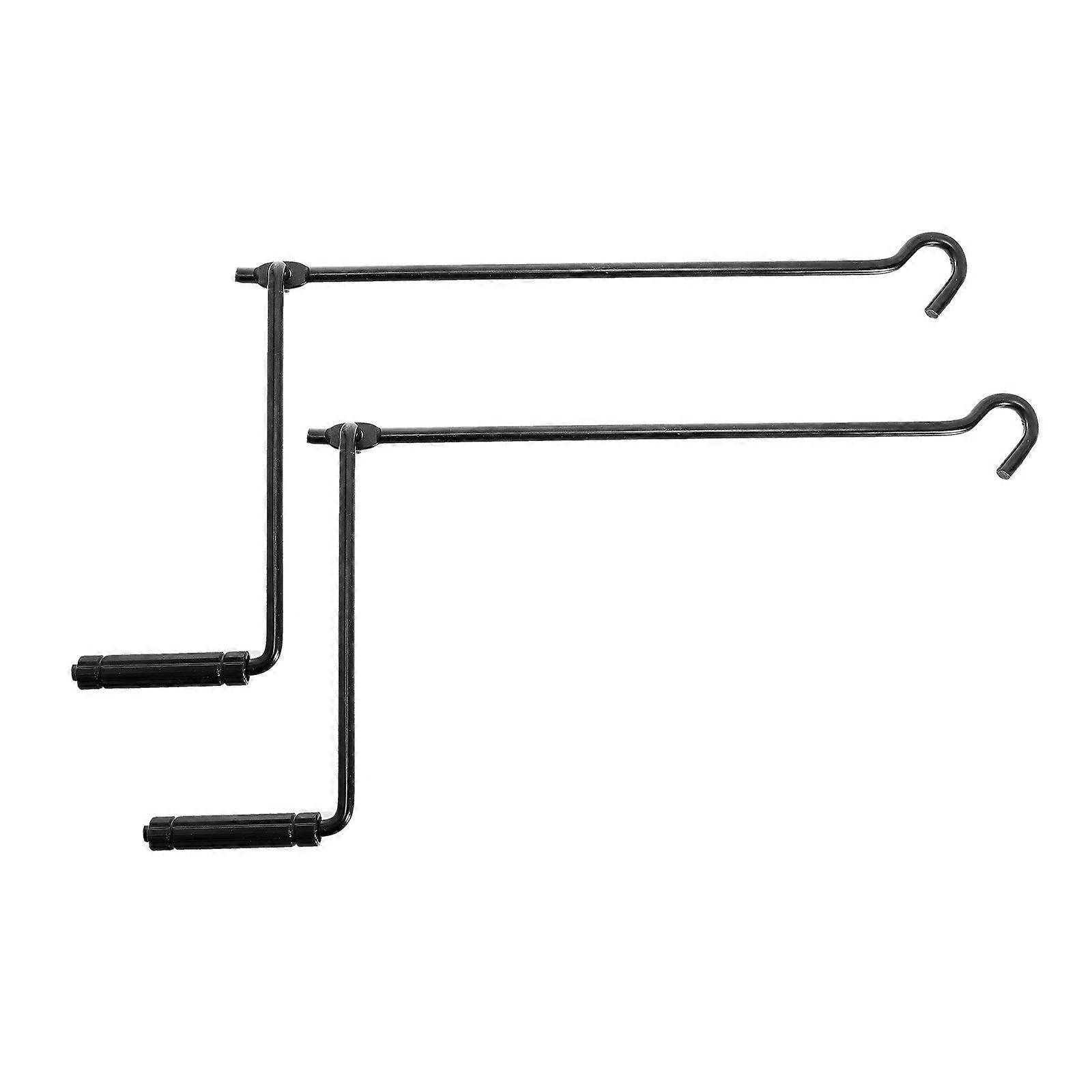 Black Jack Rocker for Car Repair with 2Pcs Foldable Joystick