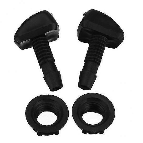 Car Wiper Water Nozzle, Single Hole Universal Type, 5 Packs 10 Pieces, Easy to Install and Extend Service Life