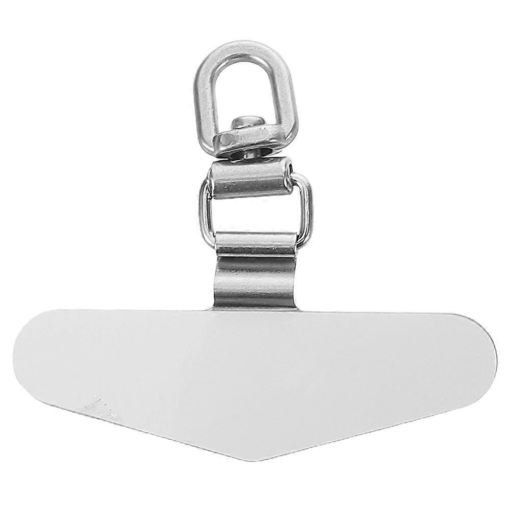 Anti Drop Mobile Phone Lanyard Attachment For General Users Silver Ultrathin Design 1Pack