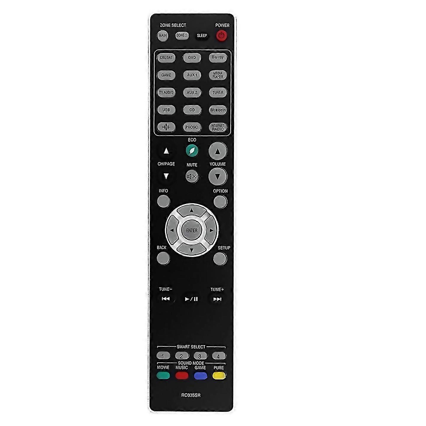 For Rc035sr Remote Control For Stereo Av Receiver Sr6012