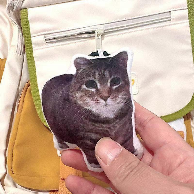 Crazy Rotating Cat Pillow Doll Oiaioo Rotating Cat Pendant Sounder Keychain Funny Cat