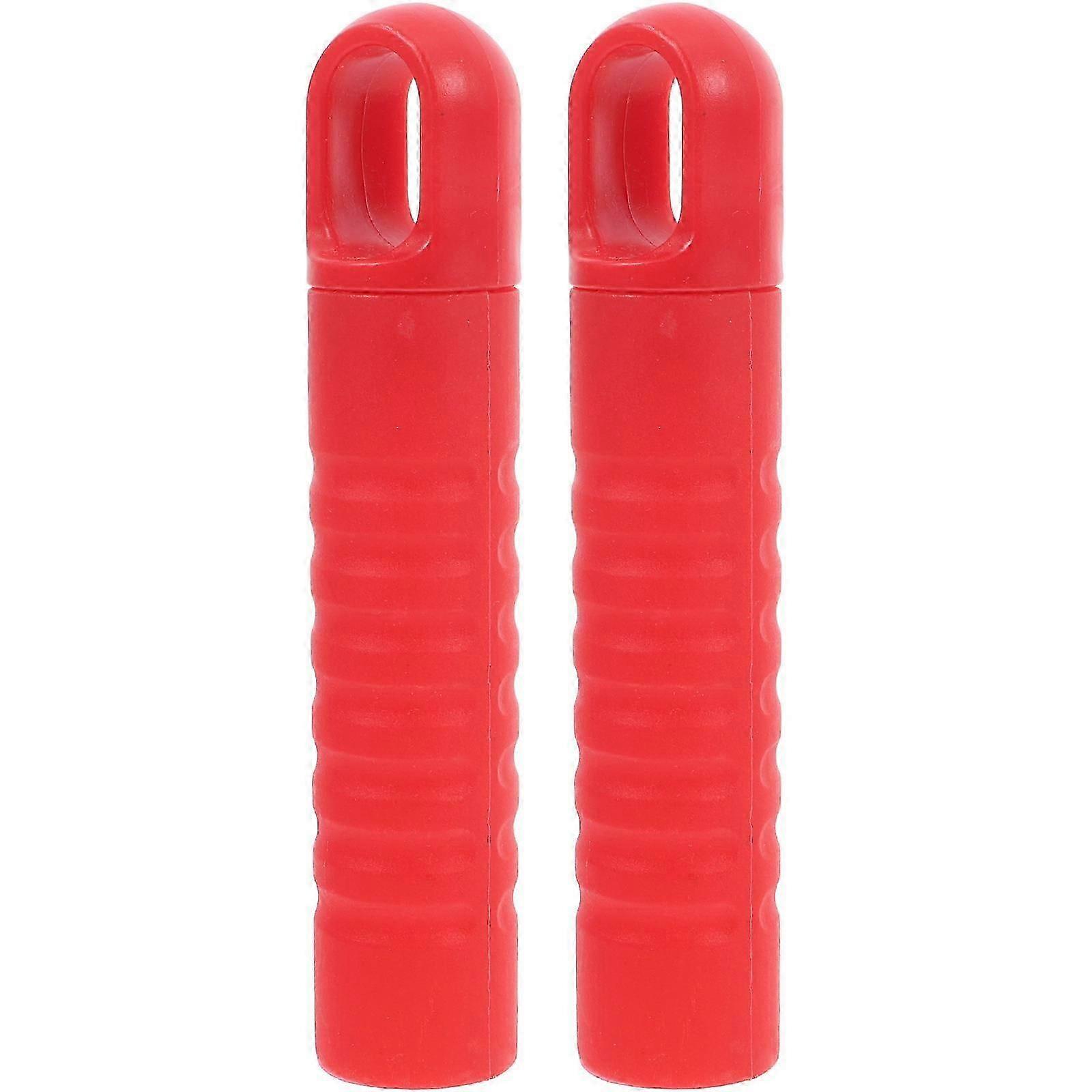 Pole Handle Grip Long Handle Replacement Grips For Floor Mop Handle Tail Hole 2Pcs