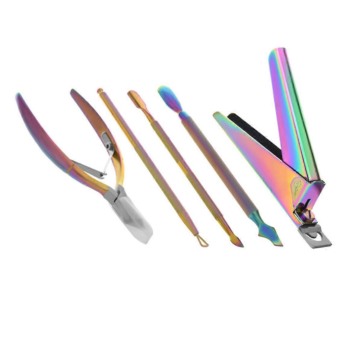 Manicure Tools Nail Cutters for Nail Tips Multifunction Pushers Pedicure Set