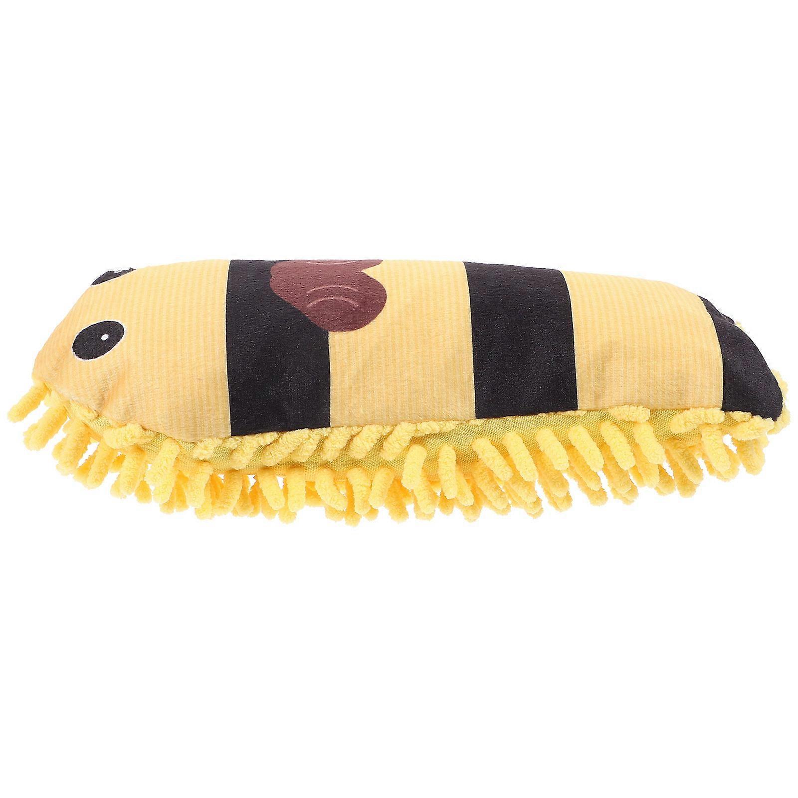 Cute Plush Dog Toy for Teeth Cleaning 3Pcs Bee Shaped Chew Toy for Pets