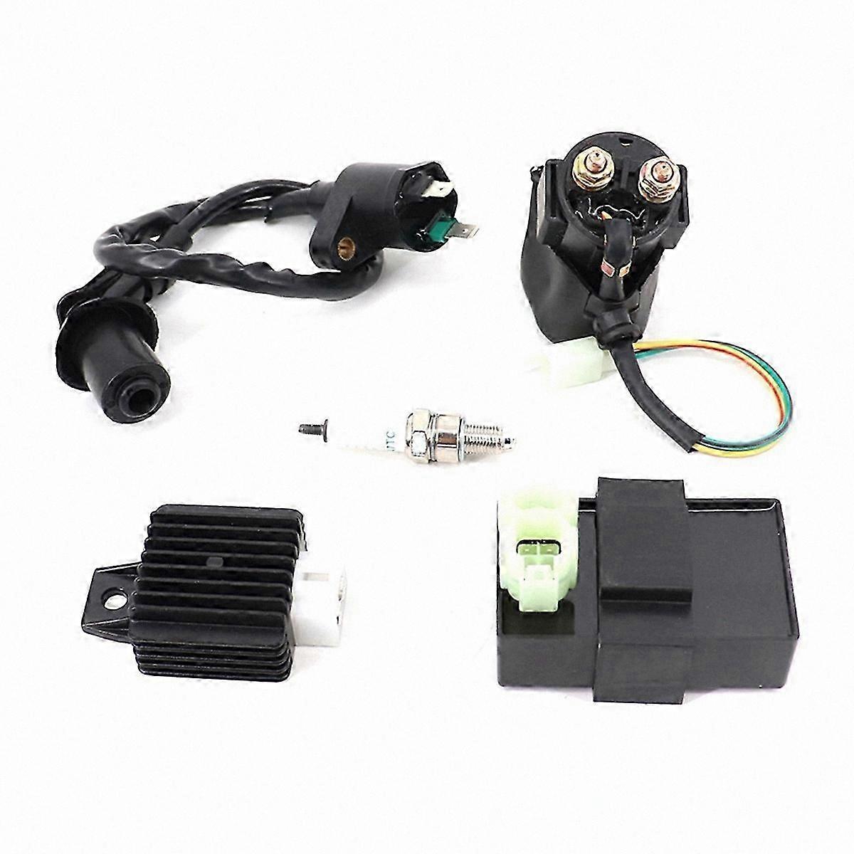 Ignition Coil with AC CDI Module for 4-Stroke Engines 50cc to 150cc GY6-Compatible