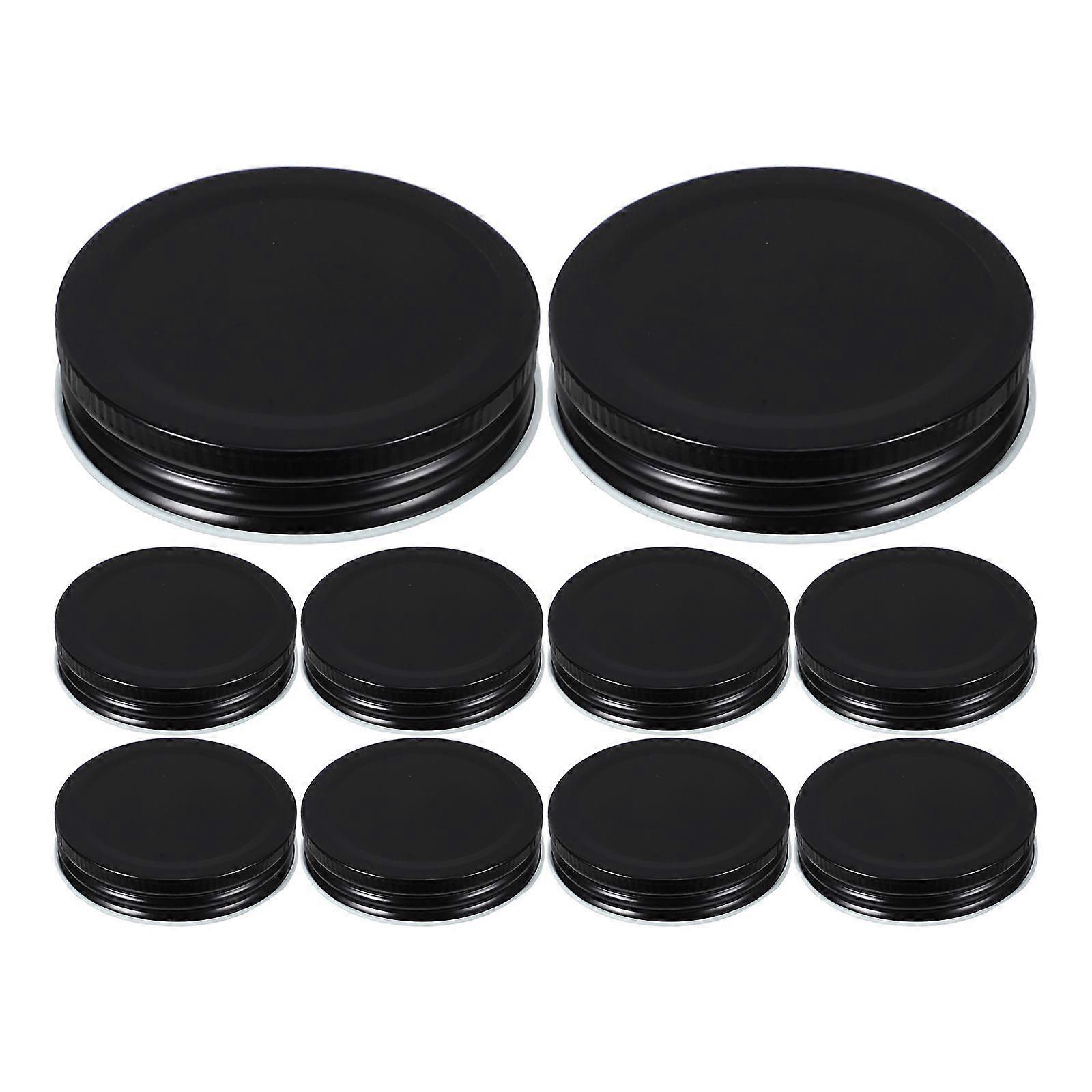 12pcs 70mm Standard Round Tinplate Jar Integrated Replacement Lids