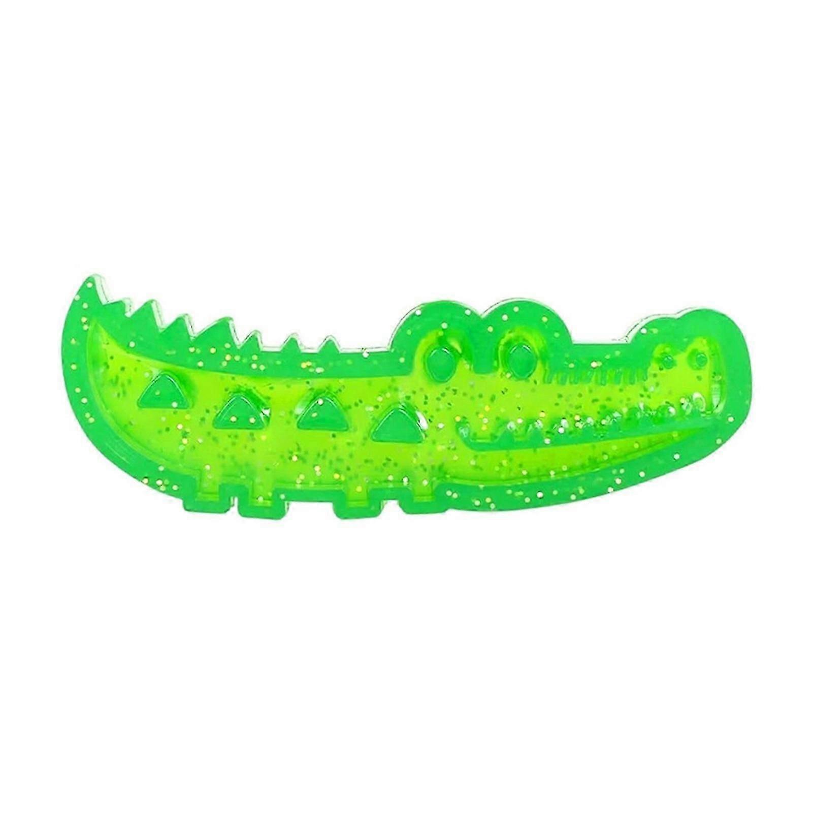 Crocodile Treat Dispensing Dog Toy - Slow-Feed Interactive Puzzle Feeder for Chewing & Training, Suitable for All Dog Sizes