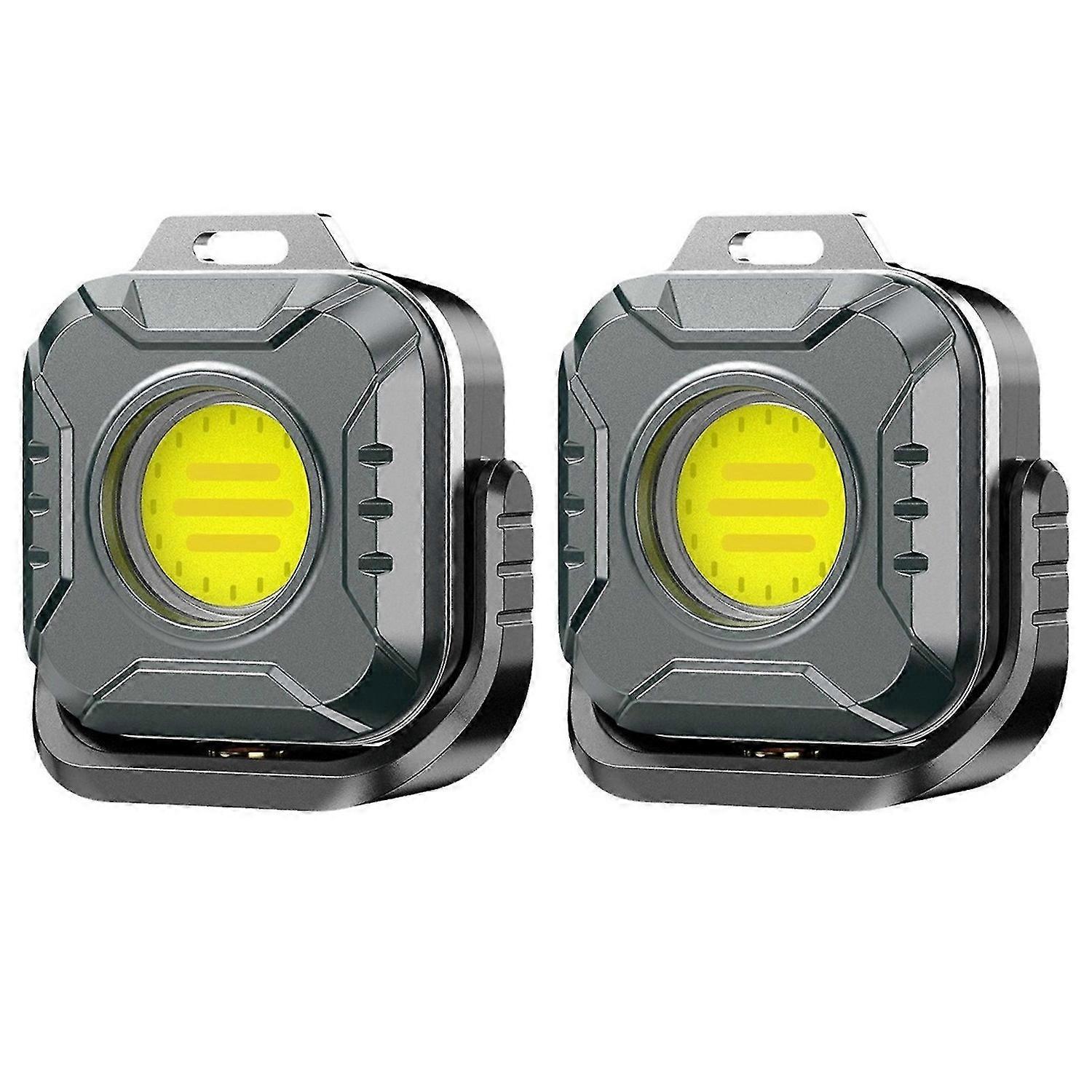 USB Rechargeable Magnetic Work Light - Portable LED Floodlight with Multi-Modes for Outdoor & Emergency Use