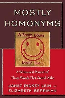Mostly Homonyms