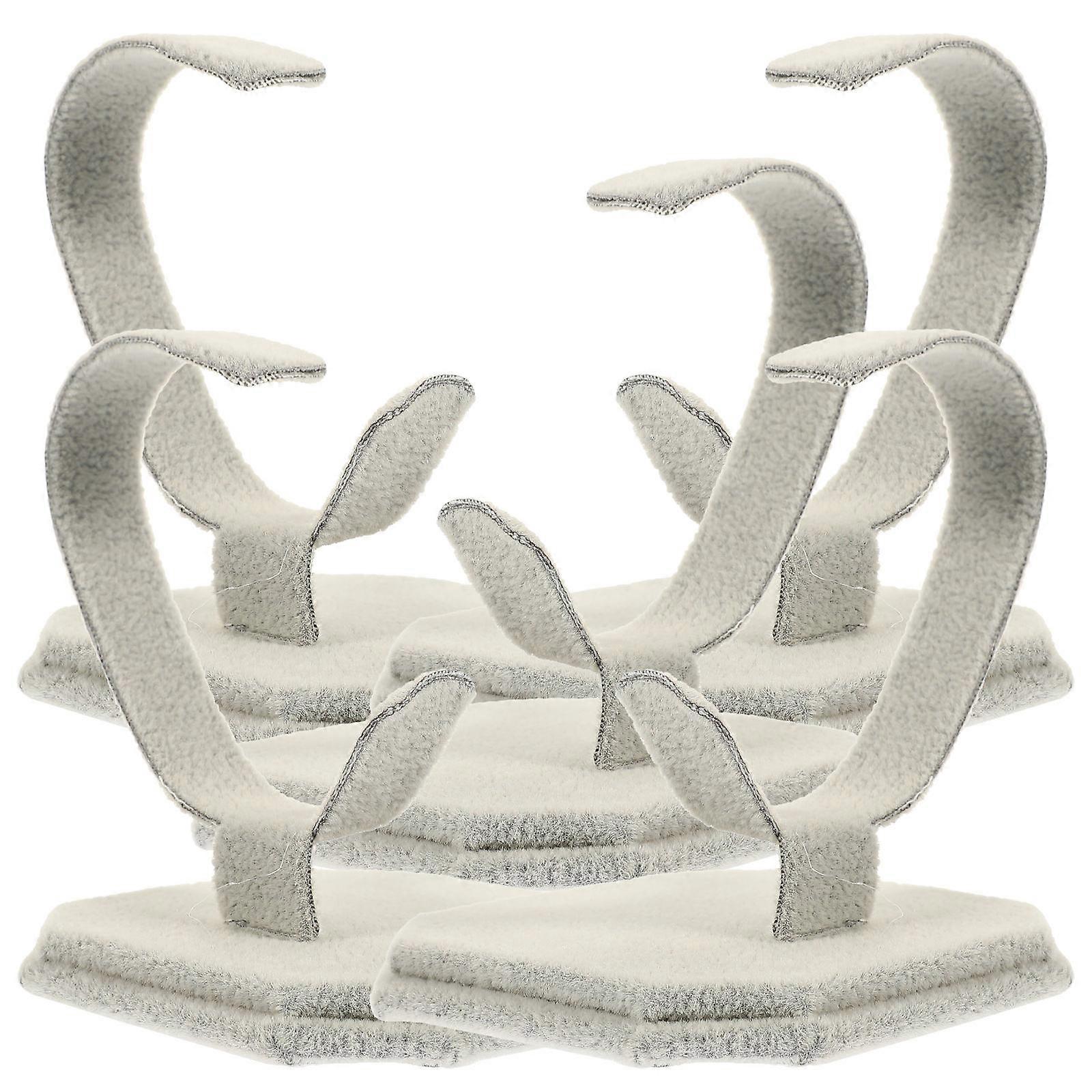 Watch Stand Bracelet Holder for Displaying 10Pcs Grey Tabletop Watch Display Holder