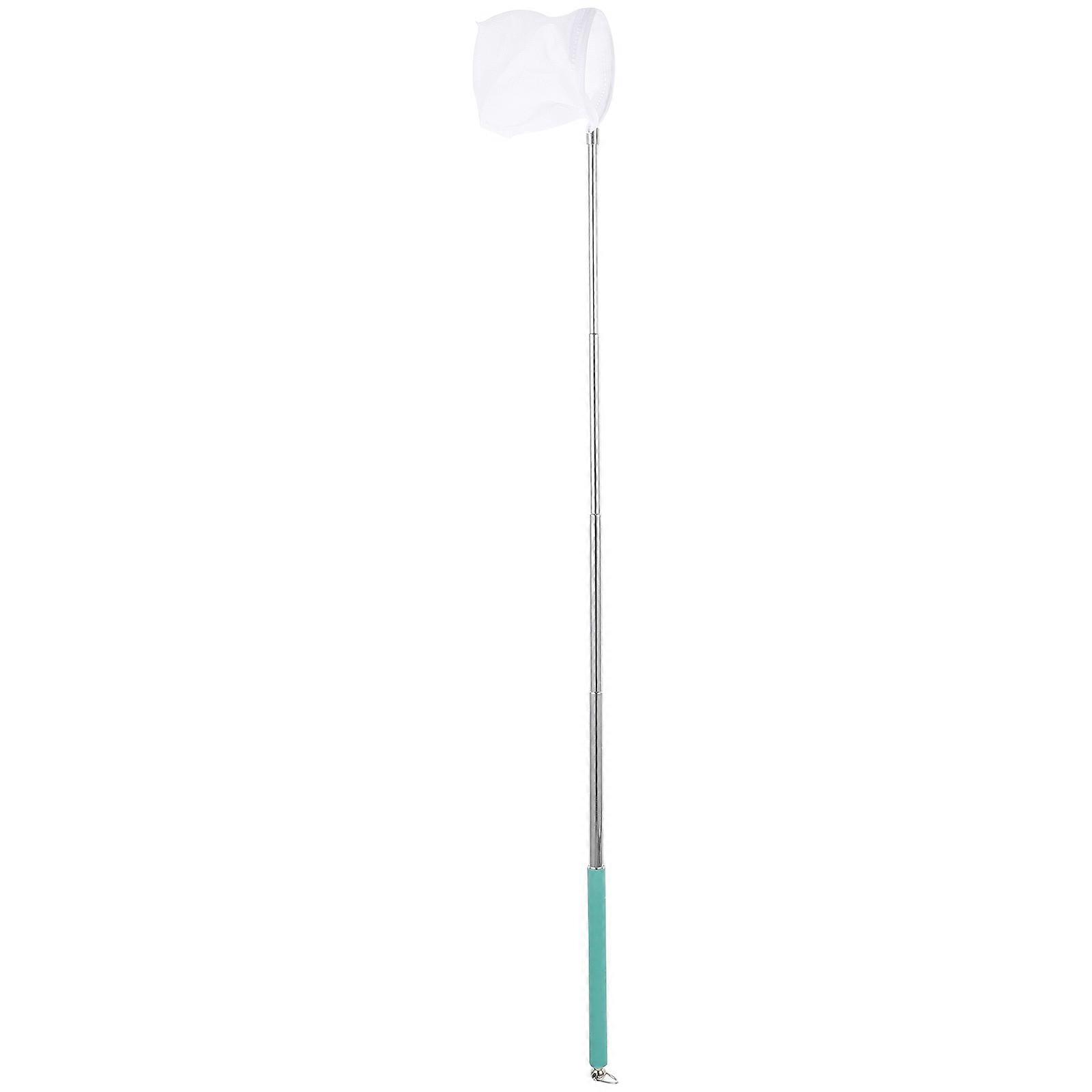 Stainless Telescopic Net Circular Shape For Shrimp Handling Pet Care With Nylon Mesh 1Pack