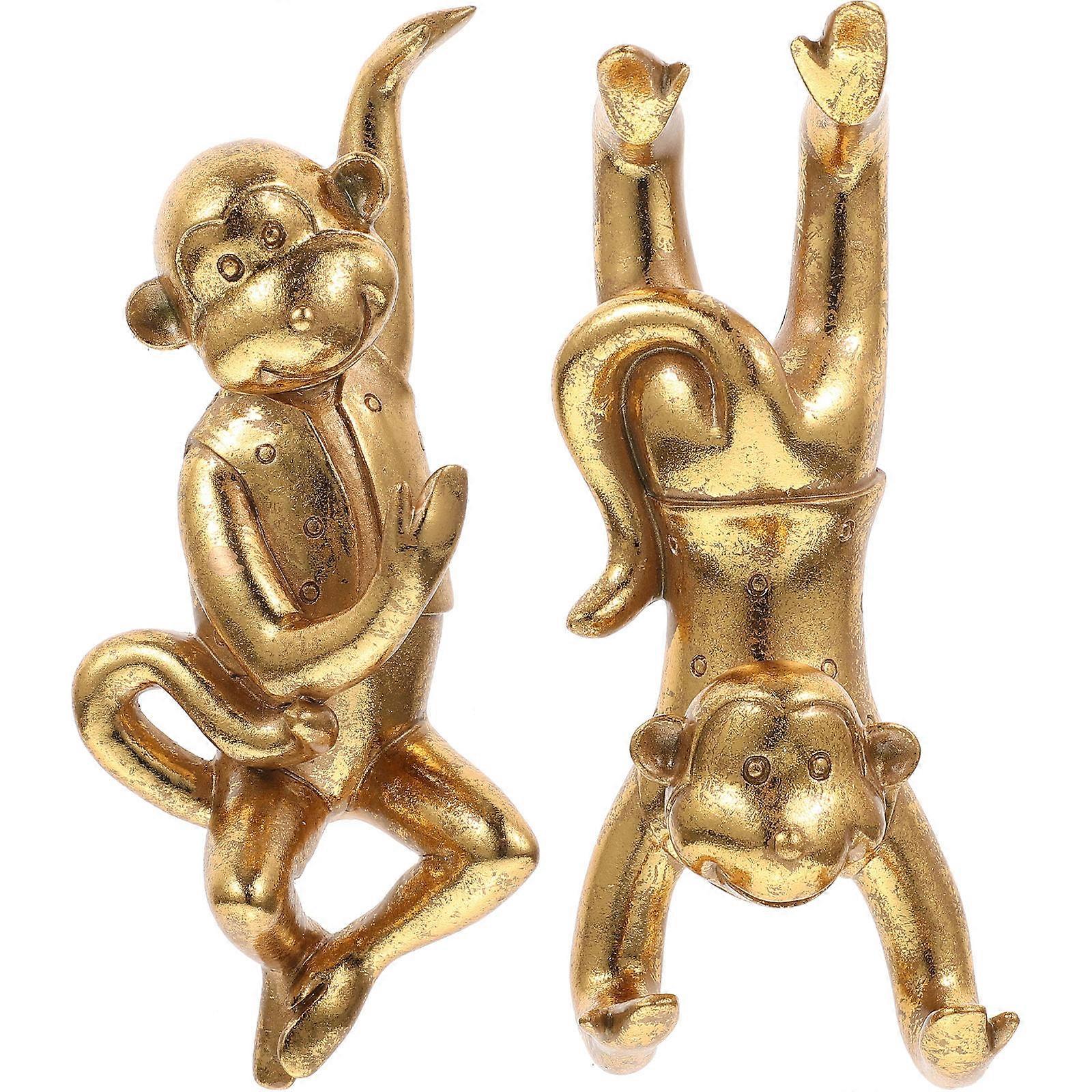 Golden Kitchen Hooks Home Animals Hooks for Hanging 5Sets Animal Shape Design