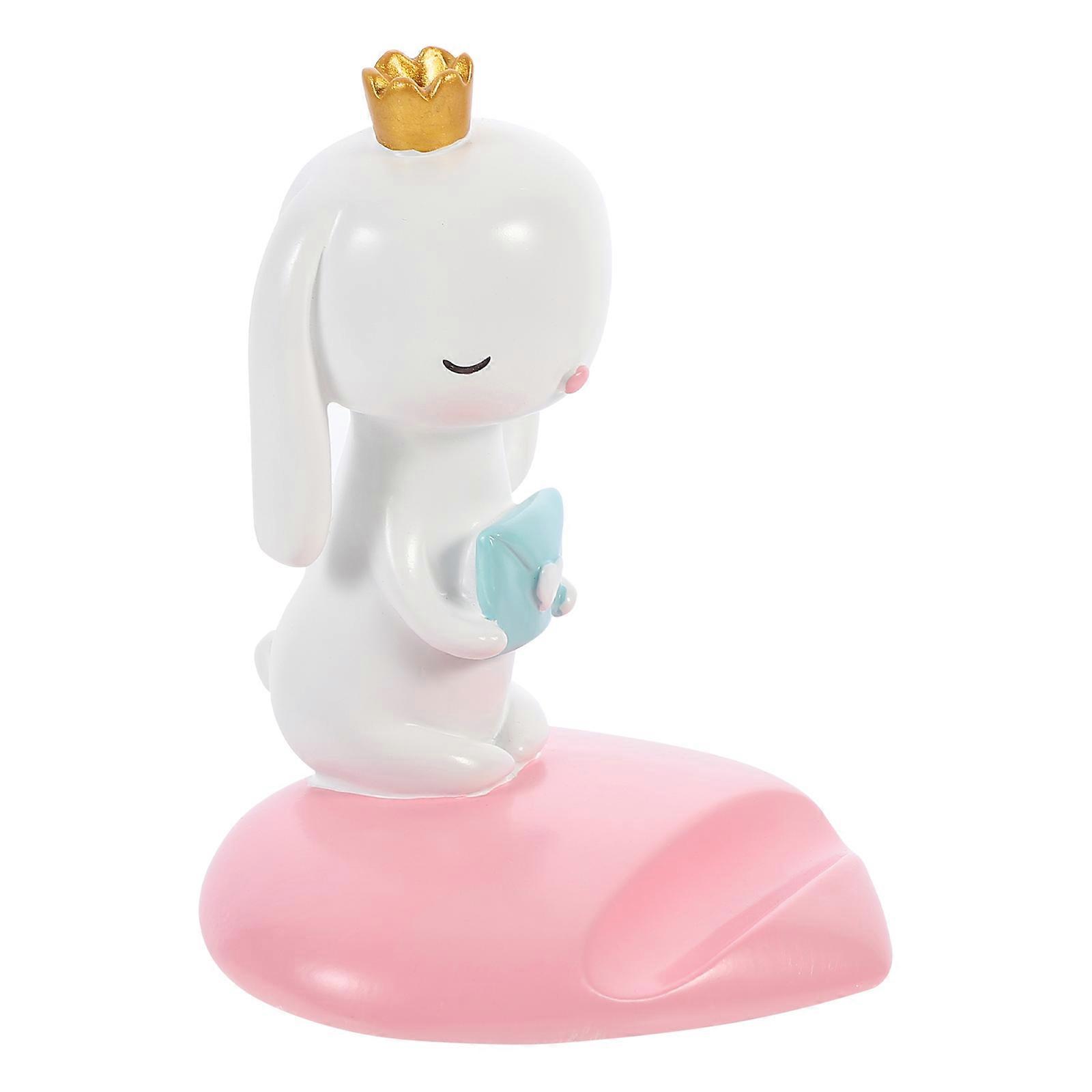 Cute Mobile Phone Stand Minimalism Design Ergonomic No Angle Adjustment Office Use 4.1×3.5×3.1in 1Set