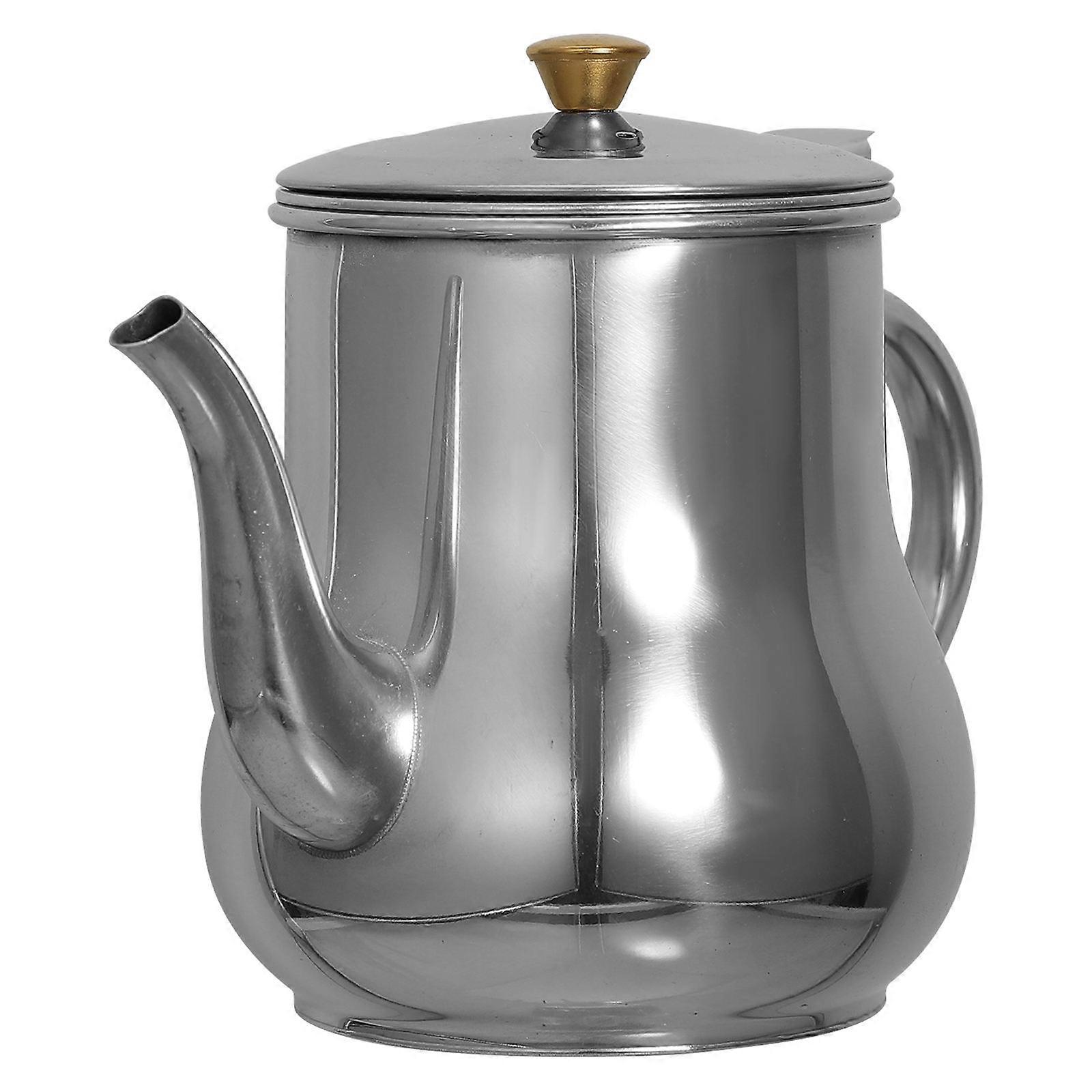 Oil Container Kitchen Stainless Steel Grease Can for Storage 2Pcs