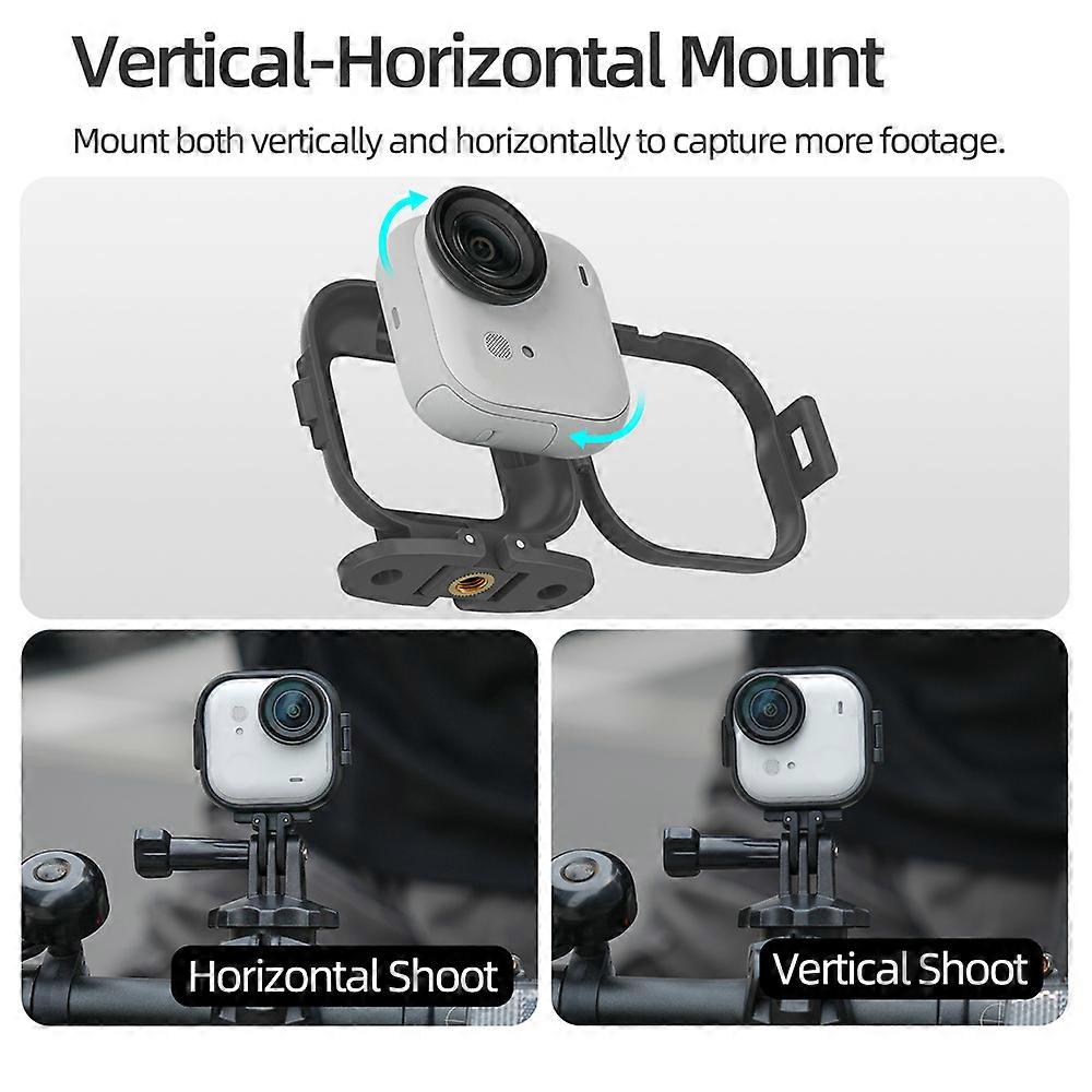 For Insta360 GO Ultra Camera Foldable Vertical-Horizontal Adapter Mount